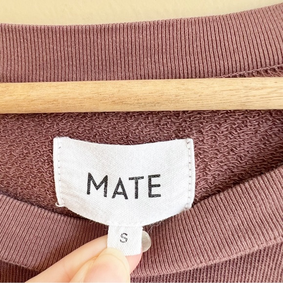 MATE The Label women’s crew neck sweatshirt pullover size small sustainable - Picture 2 of 5